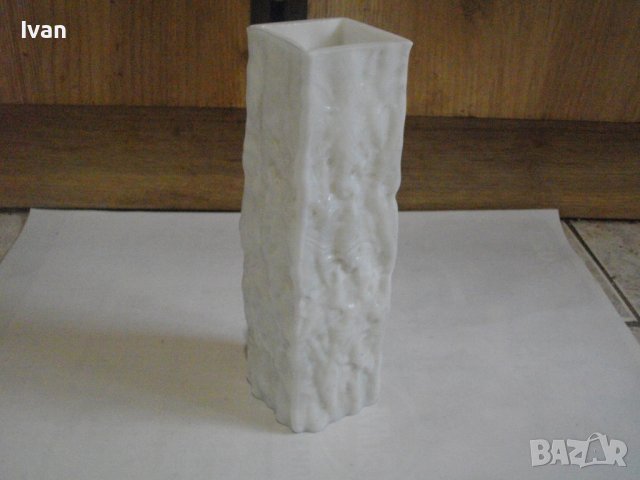 Ваза Стъкло Мурано Цветно-20см Височина-Квадратна 6х6 см-Нова, снимка 10 - Вази - 39814422