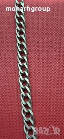 Сребърна верижка, снимка 3 - Колиета, медальони, синджири - 52713637