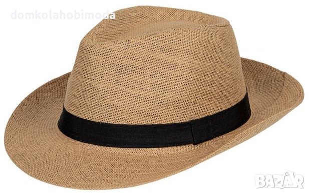 Дамска лятна шапка, Диаметър с периферията: 34 см , снимка 3 - Шапки - 39968897