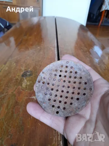 Стара метална решетка за сифон, снимка 2 - Други ценни предмети - 49848299