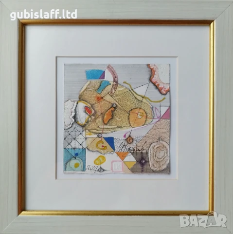 Картина, абстракция, худ. Цветан Казанджиев, 2021 г.