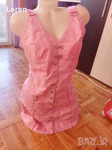 Кокетна рокличка в розово, снимка 2 - Рокли - 41319293