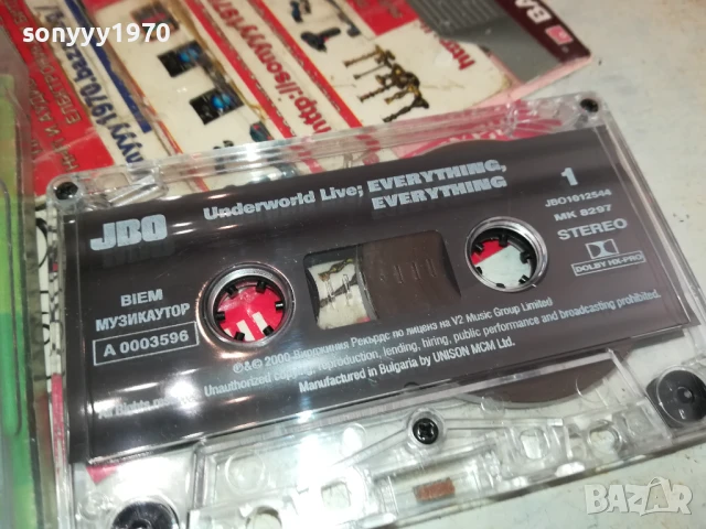 UNDERWORLD LIVE-ORIGINAL TAPE 0106251735, снимка 2 - Аудио касети - 50506491