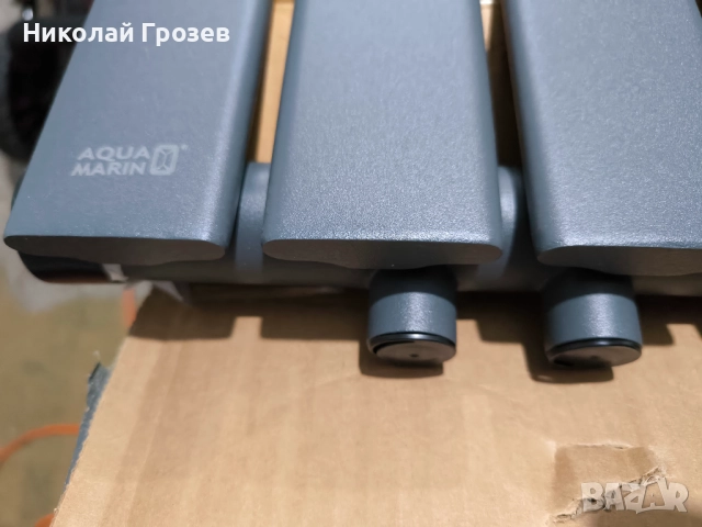 Хоризонтален радиатор за баня Aquamarin® - 600x886x52 мм, снимка 3 - Други стоки за дома - 52219959