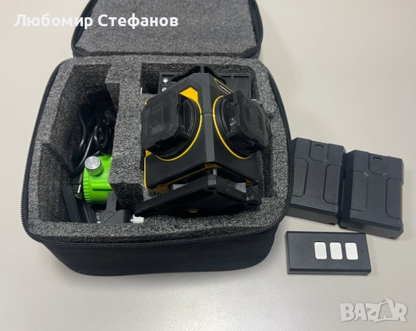 Лазерен нивелир HIPROLEVEL (зелен лъч 360° ) , снимка 4 - Други инструменти - 53336820