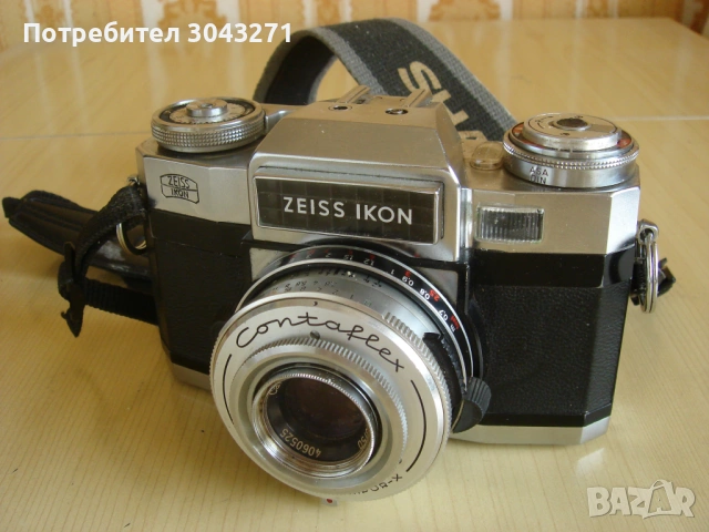 ФОТОАПАРАТ ZEISS IKON - CONTAFLEX SYNCHRO-COMPUR-X , снимка 3 - Фотоапарати - 53753055