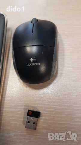 Клавиатура и мишка безжични Logitech употребявани , снимка 3 - Клавиатури и мишки - 44567337