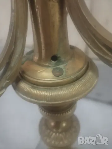 Бароков свещник, снимка 8 - Други ценни предмети - 47809636