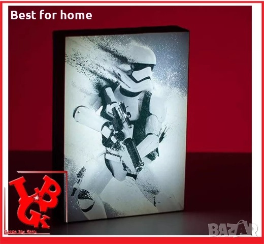 LED сензорно платно STAR WARS STORMTROOPER Light USB лампа Luminart, снимка 4 - Лед осветление - 51562170
