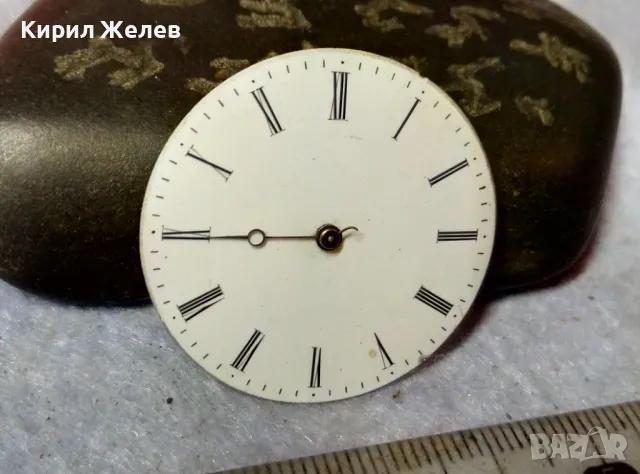 МЕХАНИЗЪМ от РЯДЪК СТАР ШВЕЙЦАРСКИ ДЖОБЕН ЧАСОВНИК с ПОРЦЕЛАНОВ ЦИФЕРБЛАТ с РИМСКИ ЦИФРИ 49681, снимка 2 - Антикварни и старинни предмети - 48562798