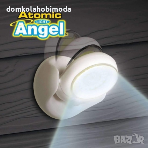 Лампа с датчик за движение, На батерии, С сензор за светлина, Въртене на 360 градуса, снимка 6 - Прожектори - 36199539