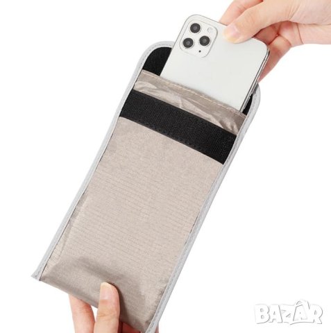 Aнтидетектор GPS GSM 2G 3G 4G 5G Wi-Fi BT5 7.5" Смартфон Кейс Заглушител GPS Защита от Проследяване, снимка 2 - Калъфи, кейсове - 41370578