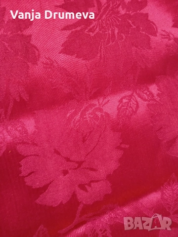 покривка от копринен сатен от соца нова, снимка 2 - Покривки за маси - 52343221