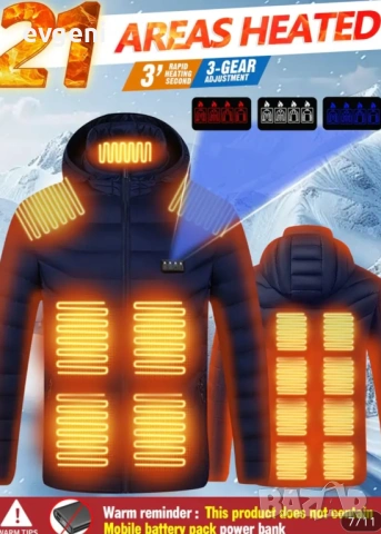  Нов Електрическо яке , снимка 2 - Якета - 53065029