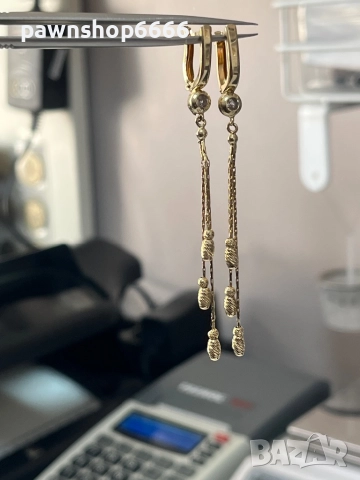 Златни обеци 14 карата