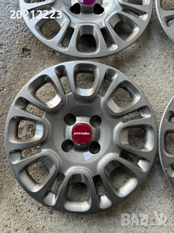 4 броя оригинални тасове за Fiat Panda 14, снимка 2 - Аксесоари и консумативи - 53132608