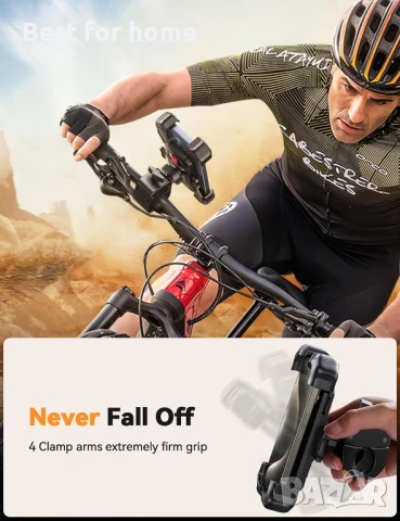 JOYROOM  Държач за телефон за кормило на мотоциклет,велосипед, снимка 4 - Аксесоари за велосипеди - 50561941