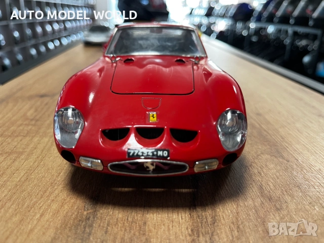 Метална колекционерска количка модел BBURAGO FERRARI GTO 1962г.1:18 56.72 лв. / 29 €, снимка 3 - Колекции - 53699739