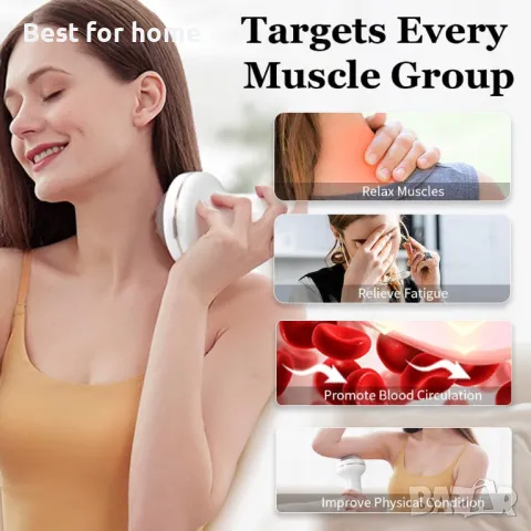 Масажор за целулит и скулптуриране на тялото от Ekang PL-670, снимка 7 - Масажори - 48927635