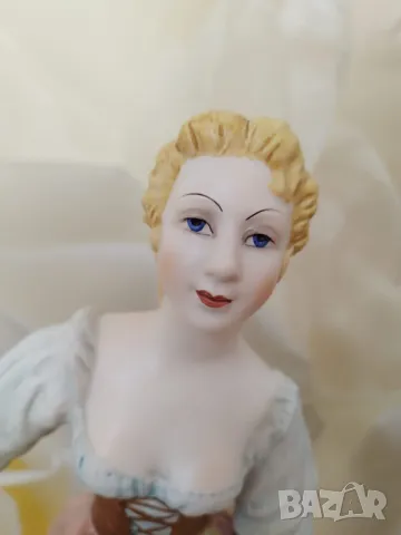 Стара порцеланова статуетка ".басано", снимка 4 - Статуетки - 48757124