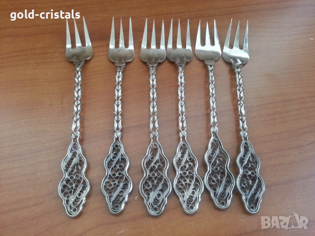 Вилички филигран, снимка 2 - Антикварни и старинни предмети - 36288059