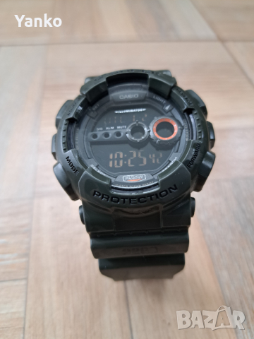 Casio G-Shock Alarm Chronograph Watch GD-100MS-3ER 