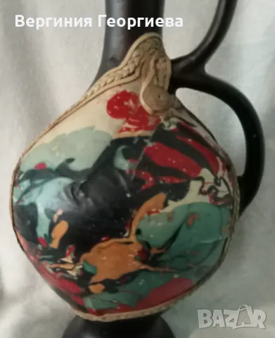 Авторска ваза от керамика , снимка 2 - Вази - 49612953