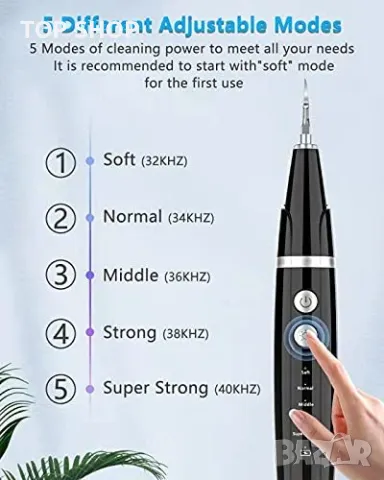 Ултразвуков уред за почистване на зъби - плака и зъбен камък, снимка 5 - Друго оборудване - 48780338