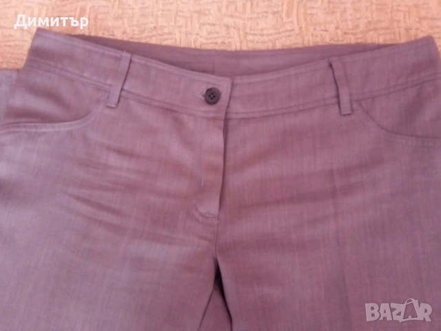 Сив дамски панталон С-М размер, снимка 2 - Панталони - 52006026