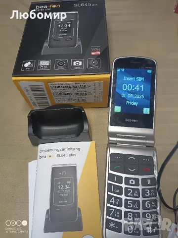 Beafon SL645plus 7.11 см (2.8") 120 г Черен, Сребрист Телефон с камера , снимка 3 - Други - 55710505