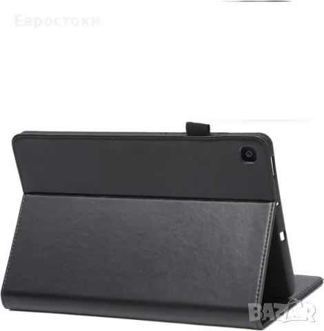 HYZUO 10,4-инчов калъф от еко кожа, съвместим със Samsung Galaxy Tab А7, черен 