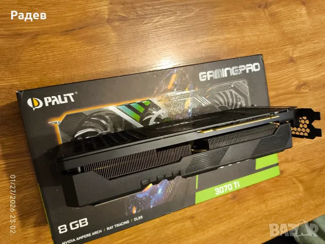 Palit GeForce RTX 3070 Ti 8 GB, снимка 4 - Видеокарти - 56404290