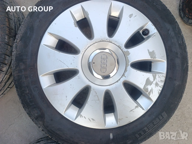 Джанти 16 цола 5х112 ЕТ50 за Ауди, Сеат / Audi, VW 8P0601025AA, снимка 4 - Гуми и джанти - 53752078