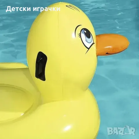 Детско надуваемо пате Bestway, 135 х 91см, жълто, за басейн и плаж, снимка 4 - Надуваеми играчки - 50040031