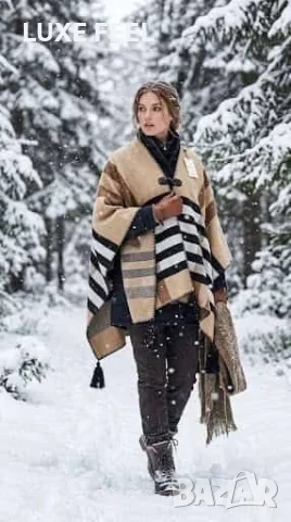 Burberry ✨ Louis Vuitton ✨Dior ✨Пончо Шал, снимка 3 - Шалове - 56317062