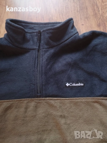 Columbia Men's Steens Mountain Half Zip Classic Fit - страхотен мъжки полар НОВ БЕЗ ЕТИКЕТИ ХЛ, снимка 3 - Спортни дрехи, екипи - 52310002