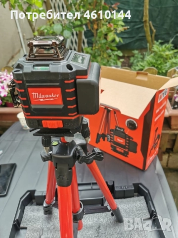 Чисто нов лазерен нивелир Милоки 360 градуса , снимка 4 - Измервателни инструменти - 52005534