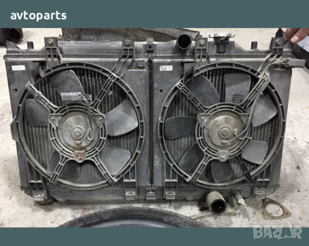 Mazda626 2.0ditd климатичен радиатор и перки с управление, снимка 2 - Части - 40723997