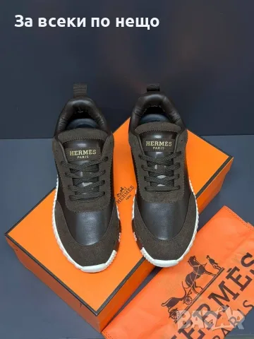 Hermes Мъжки Маратонки👟Мъжки Спортни Обувки Хермес - Различни Цветове Код E139, снимка 4 - Маратонки - 55799810
