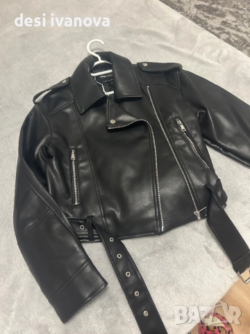 Кожено яке  ново, снимка 2 - Якета - 52564633