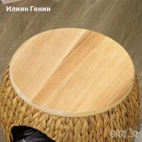 Котешка пещера Pawhut, изработена от воден зюмбюл, снимка 10 - За котки - 55946316