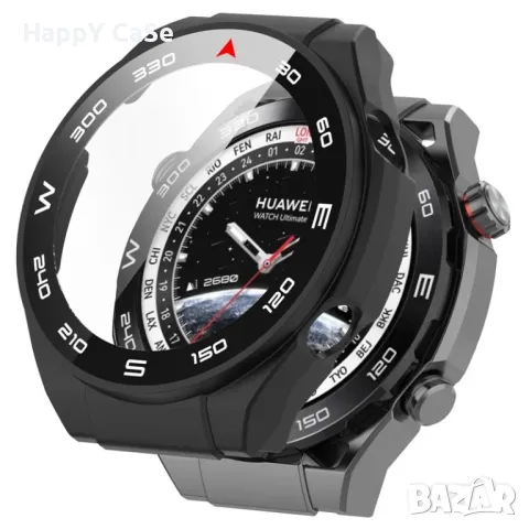 Huawei Watch Ultimate Black / Твърд удароустойчив кейс с протектор, снимка 2 - Смарт гривни - 42689763