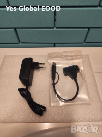 Wowfast SATA към USB адаптер за 2.5/3.5 HDD SSD с захранване, снимка 9 - Кабели и адаптери - 52803906