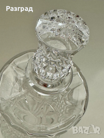 Кристална гарафа - декантер  бутилка за алкохол, снимка 2 - Други - 44682350