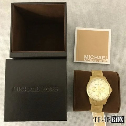Michael Kors MK5039 Ritz Jet Set Horn. Нов дамски часовник, снимка 3 - Дамски - 38811135