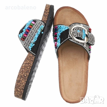 Дамски летни чехли, 4цвята , снимка 15 - Сандали - 50490284