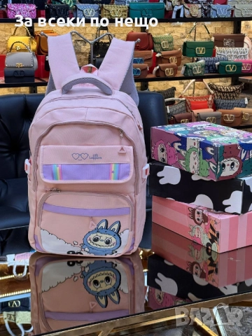 Labubu Детска Раница Лабубу - Налични Различни Цветове Код SK72, снимка 7 - Раници - 52475051