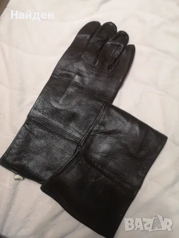 Нови мъжки кожени ръкавици от соца, снимка 4 - Ръкавици - 48968691