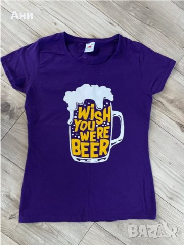 Синьо-лилава тениска, снимка 3 - Тениски - 38845084