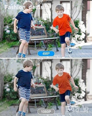 Нова Безжична - 4MP камера в крушка, 2.5K CCTV Сигурност Дом Охрана Наблюдение, снимка 3 - Камери - 42385827